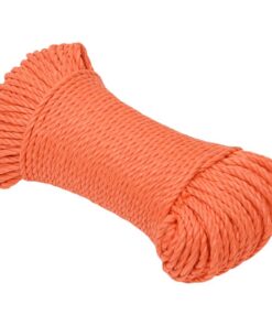 vidaXL Werktouw 3 mm 100 m polypropeen oranje