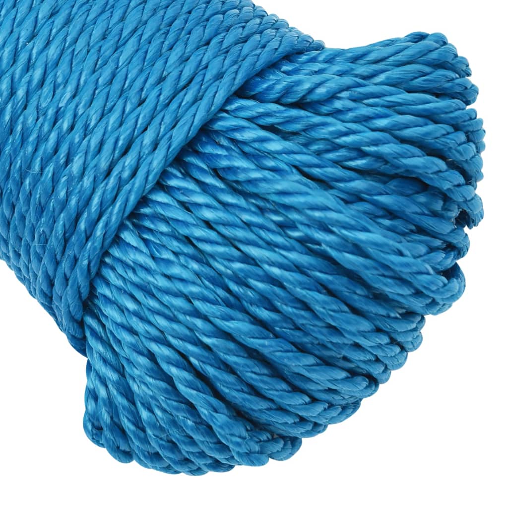 vidaXL Werktouw 3 mm 50 m polypropeen blauw - Image 5
