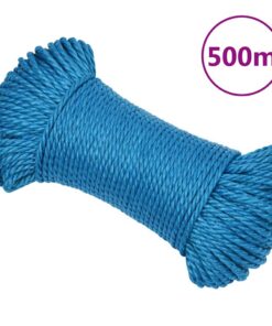 vidaXL Werktouw 3 mm 500 m polypropeen blauw