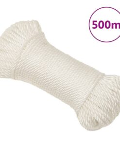 vidaXL Werktouw 3 mm 500 m polypropeen wit