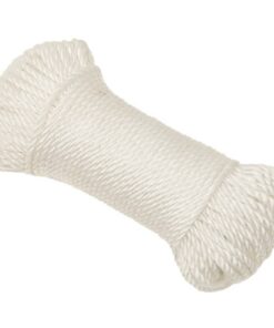 vidaXL Werktouw 6 mm 25 m polypropeen wit