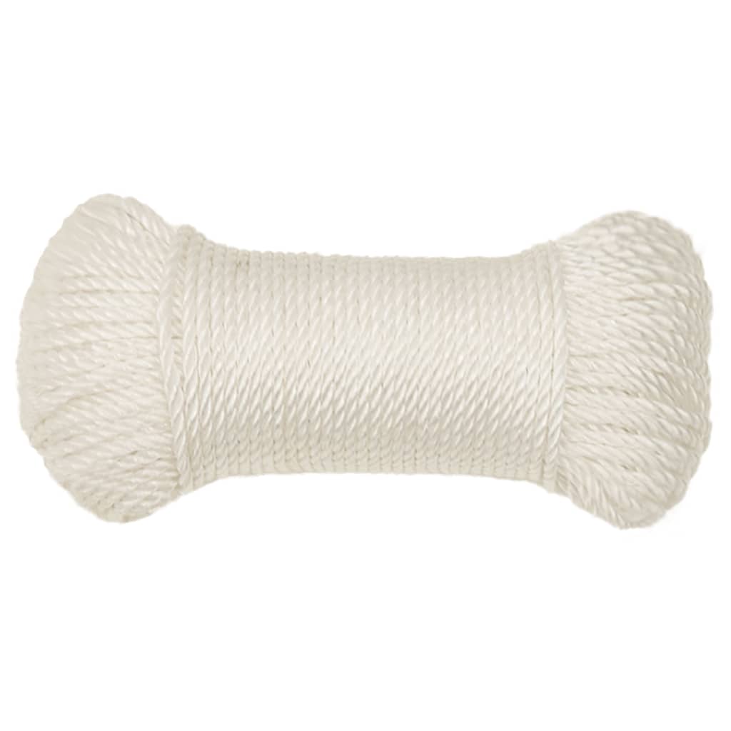 vidaXL Werktouw 6 mm 25 m polypropeen wit - Afbeelding 3