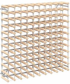 vidaXL Wijnrek voor 120 flessen massief grenenhout
