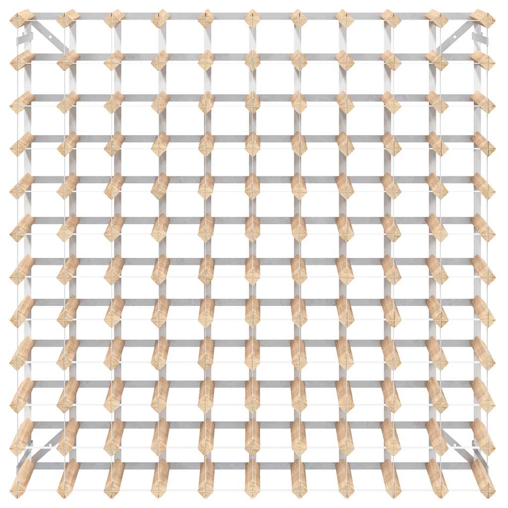 vidaXL Wijnrek voor 120 flessen massief grenenhout - Afbeelding 5