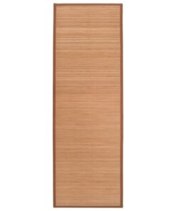 vidaXL Yogamat 60x180 cm bamboe bruin