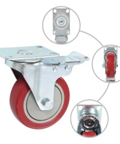 vidaXL Zwenkwielen 12 st 100 mm