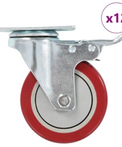 vidaXL Zwenkwielen 12 st 100 mm