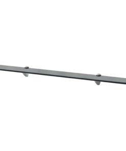 vidaXL Zwevende plank 90x20 cm 8 mm glas