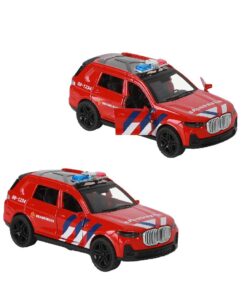 112 Pull-Back Brandweer SUV 1:36 + Licht en Geluid