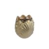 Aardewerken Vaas Tulp 15x15x16.4 cm Mat Goud