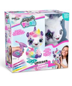Airbrush Pluche Knuffel Unicorn