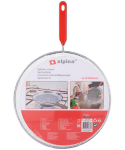 Alpina Antispatdeksel 29x43 cm RVS/Rood