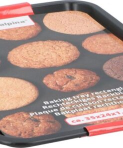 Alpina Bakplaat zwart 35x24 cm