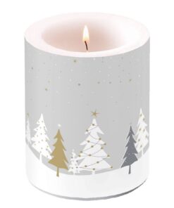 Ambiente Stompkaars Midnight Trees 10x12 cm Grijs