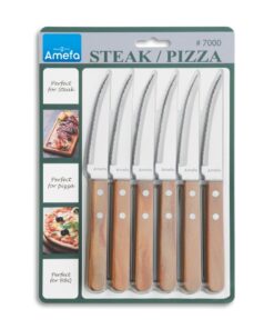 Amefa Pizza/Steak Messenset 6-delig