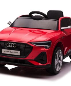 Audi e elektrisch aangedreven auto voor kinderen 12 volt in het rood