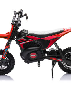 Alternative view of Crossmotor, elektrisch aangedreven motor voor kinderen 24 volt in het rood