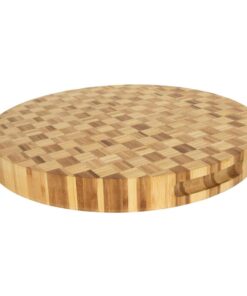 Bamboe Snijplank Blokjes Patroon 38x4 cm