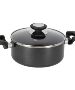 Beka Pro Induc Kookpan met Glazen Deksel 20 cm Zwart