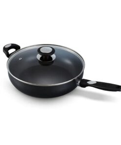 Beka Pro Induc Wokpan met Glazen Deksel 28 cm Zwart