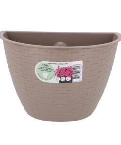 Bloembak Muur Dijon 26 cm Taupe