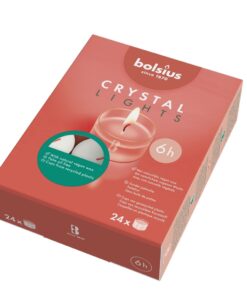 Bolsius Clear Cup Theelichten 24 Stuks