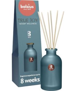 Bolsius True Joy Woody Wellness Geurstokjes 80 ml Blauw