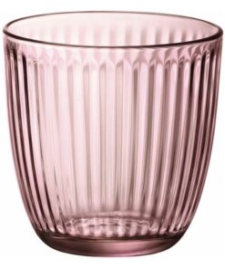 Bormioli Rocco Waterglazen 290 ml 6 Stuks Roze/Transparant/Glas