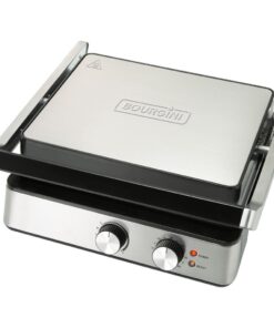 Bourgini Pure Contact Grill RVS/Zwart