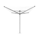 Brabantia Lift-O-Matic Droogmolen 60 m Drooglengte + Grondhaak en Hoes Metallic Grijs