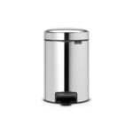Brabantia Newicon Pedaalemmer 3L Brilliant Staal