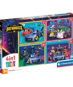 Clementoni 4in1 Puzzel DC Batwheels 12-24 Stukjes