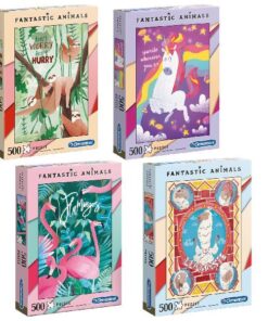 Clementoni Fantastic Animals Puzzel 500 Stukjes