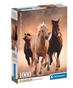 Clementoni High Quality Collection Puzzel Paarden 1000 Stukjes