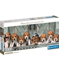 Clementoni Panorama Puzzel Beagles 1000 Stukjes