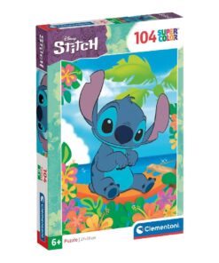 Clementoni Super Color Puzzel Disney Stitch 104 Stukjes