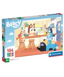 Clementoni Supercolor Puzzel Bluey 104 Stukjes