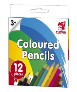 Clown Kleurpotloden 12 Stuks