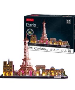 Cubic Fun 3D LED Puzzel Parijs 115 Stukjes
