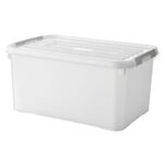 Curver Handy+ Opbergbox 50L Transparant/Grijs/Wit