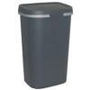 Curver Mistral Flat Afvalbak 50L Antraciet