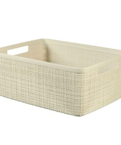 Curver Opbergmand Jute-Look 12L Cr&egrave;me
