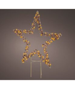 Decoratie Metalen LED Ster 1x48x54 cm