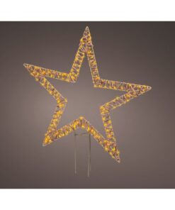 Decoratie Metalen LED Ster 1x76x92 cm