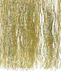 Decoris Lametta Vinyl Kerstversiering Glans Goud/Laser 50x40 cm