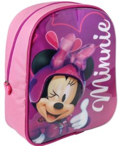 Disney Minnie Mouse Rugzak met Schrijfgedeelte + 2 Markers 25x31x10 cm Roze