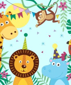 Duni Servetten Party Animals 33x33 cm 20 Stuks