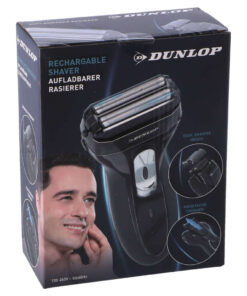 Dunlop Scheerapparaat met Dubbele Scheerkoppen Zwart