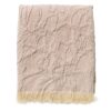 Dutch Decor Florine Plaid met Franjes 140x180 cm Beige
