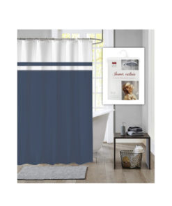 Dutch House Douchegordijn 180x200 cm Blauw